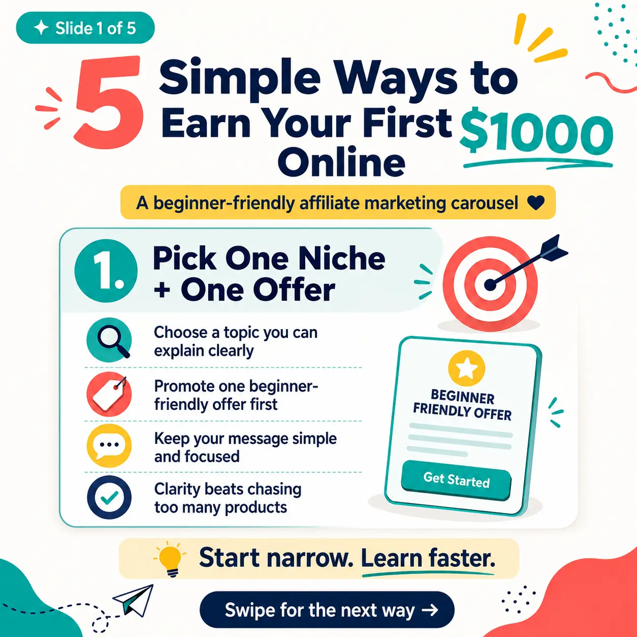 Affiliate Marketing Instagram Carousel Prompt ChatGPT Example InfoPrompt Studio - Image 1 of 5